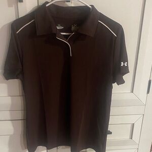 Under Armour Woman’s Golf Dark Brown Polo Shirt